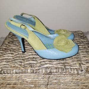 Sz 7.5 M Chinese Laundry CARRIE leather upper heel